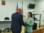 В Немецком национальном районе с профессиональным праздником поздравили муниципальных служащих.