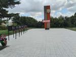 В селе Дегтярка завершилось благоустройство Мемориала Славы, реализованное в рамках Программы поддержки местных инициатив (ППМИ)!.